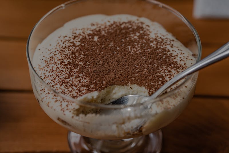 Tiramisu dessert with espresso